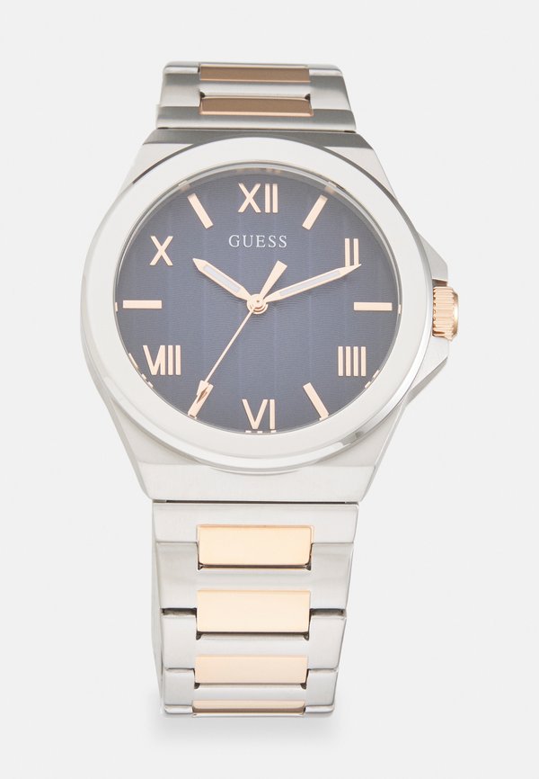 Guess VINYL - Watch - silver-coloured/rose-gold-coloured
