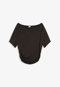 Bershka SHORT SLEEVE - Basic T-shirt - black