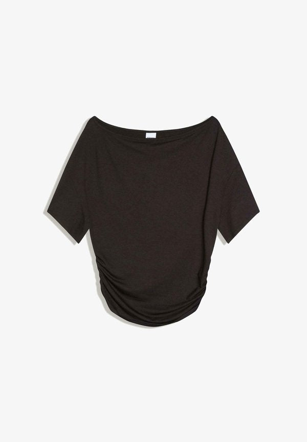 Bershka SHORT SLEEVE - Basic T-shirt - black