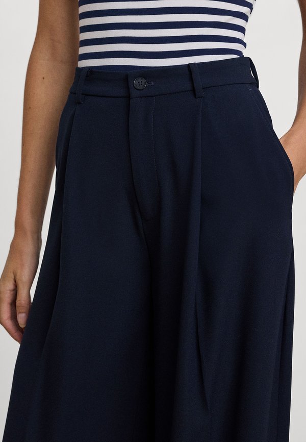 Lauren Ralph Lauren Double Faced Georgette Wide Leg Trouser
