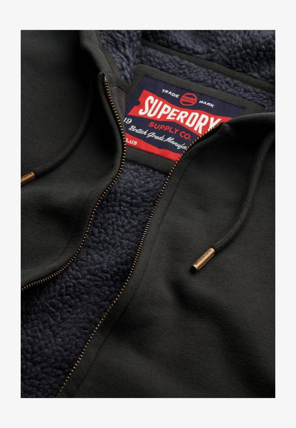 Superdry & Co Zip-up sweatshirt - noir