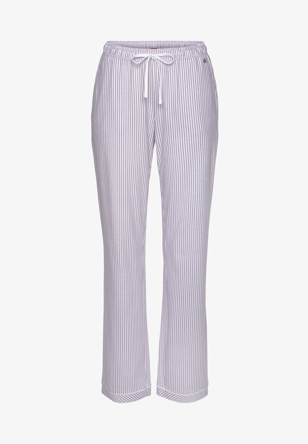 s.Oliver S.OLIVER PYJAMAHOSE - Pyjama bottoms - bordeaux gestreift