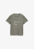 TOM TAILOR Print T-shirt - cloudy green