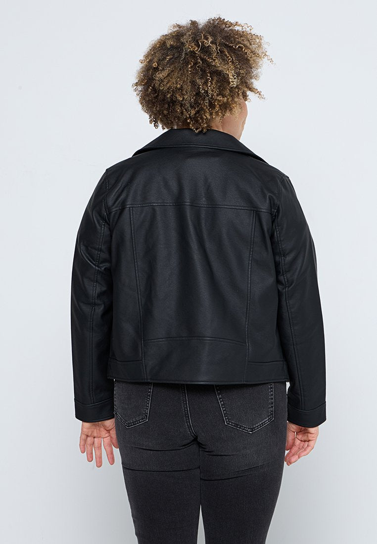 CARSABINE FAUX LEATHER BIKER OTW CUR Media 2