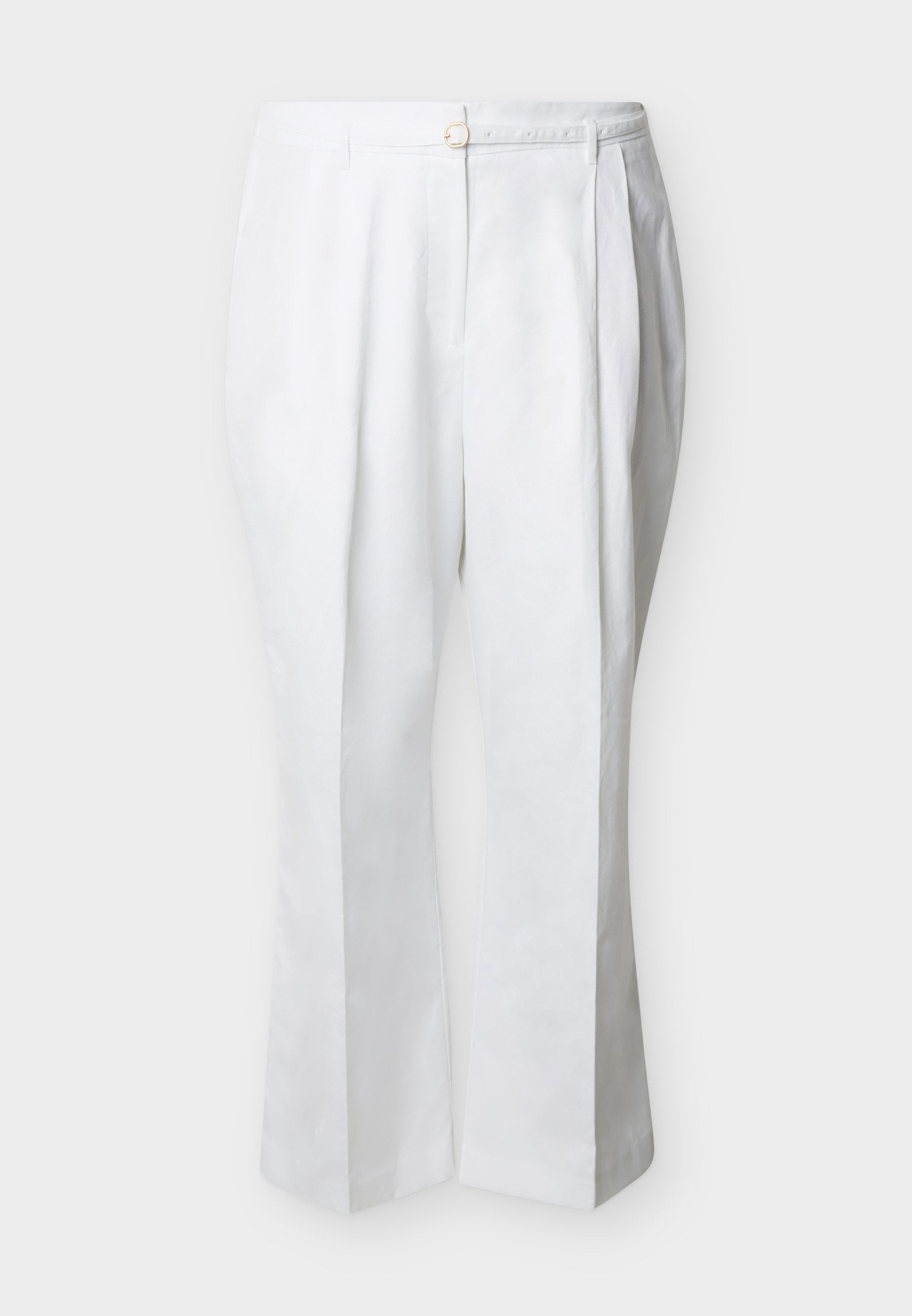 CURVE WIDE LEG LINEN BLEND TROUSERS Media 1