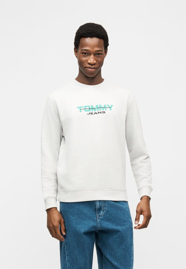 Tommy Jeans LOGO SUEDED TERRY CREW NECK SWEATSHIRT