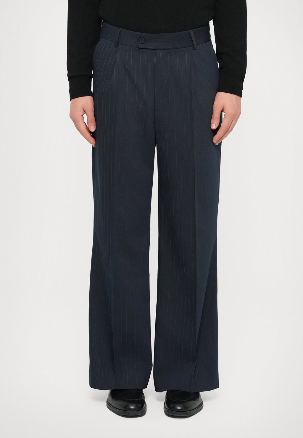 Essential Collective RELAXED FIT PINSTRIPE TROUSER