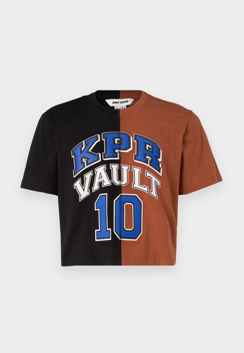 Dhruv Kapoor SPLIT CROPPED TEE UNISEX