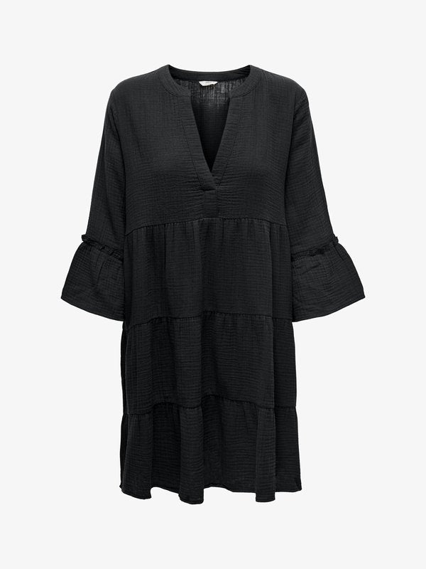 ONLY ONLTHYRA PEPLON DRESS WVN - Day dress -  phantom