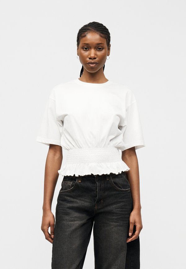 ONLY ONLMAY - Print T-shirt - bright white