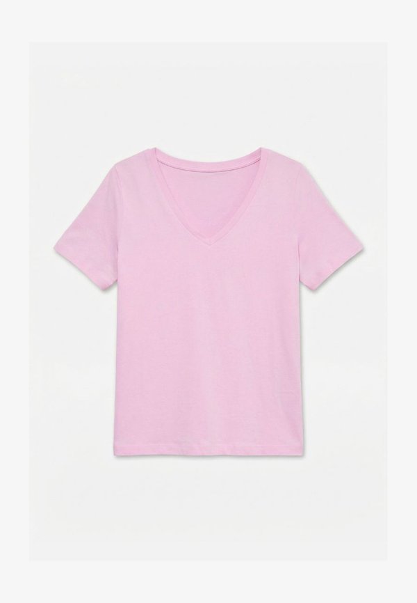 Vero Moda VMPAULINA NECK NOOS - Basic T-shirt - bonbon