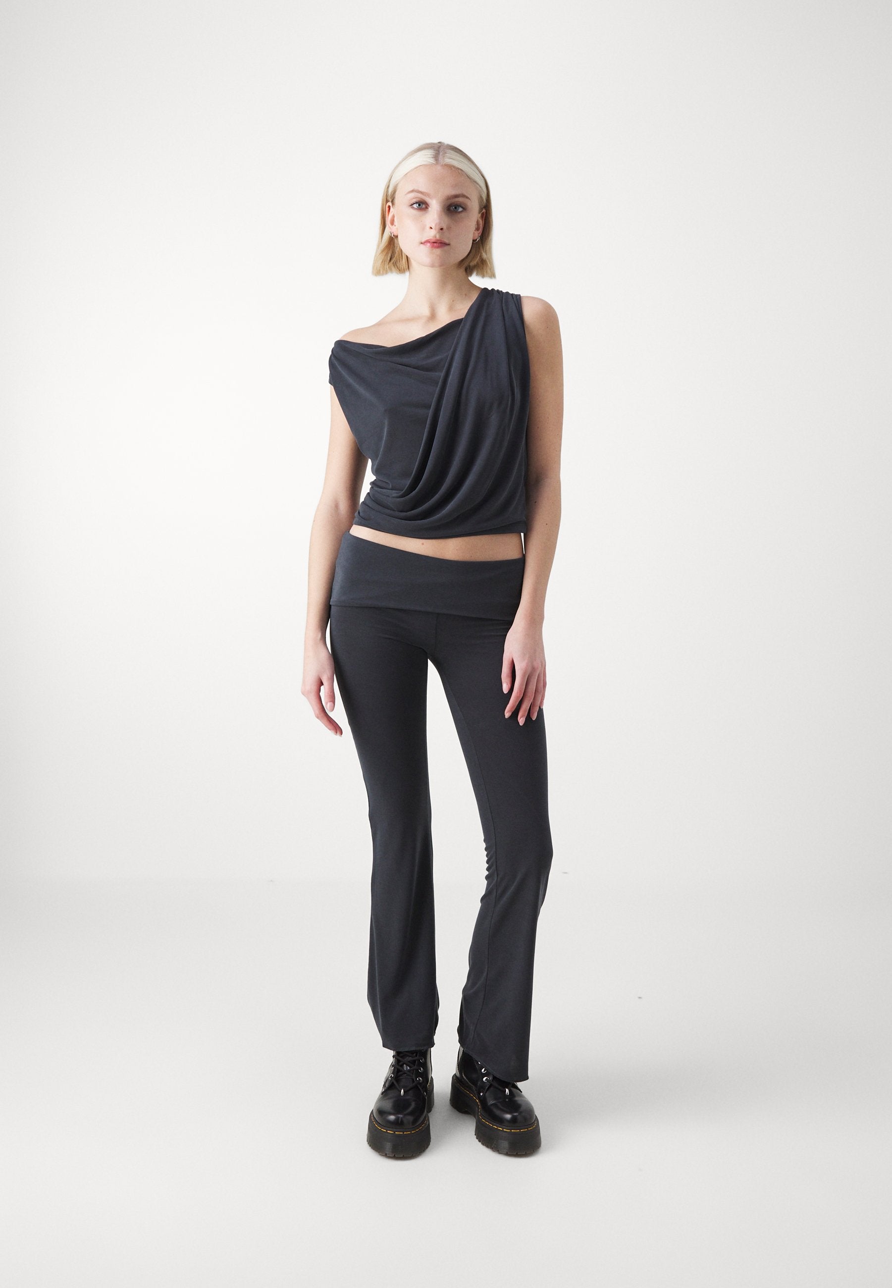 Jaded London FOLD OVER WAISTBAND TROUSERS