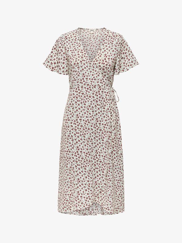 ONLY ONLLUCA Midi - Day dress - cloud dancer