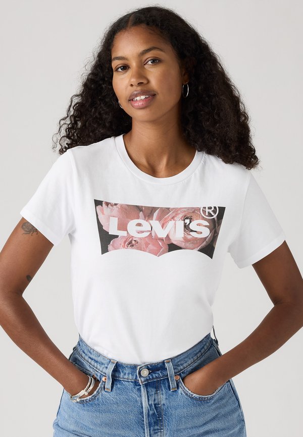Levi's® THE PERFECT TEE - Print T-shirt - white