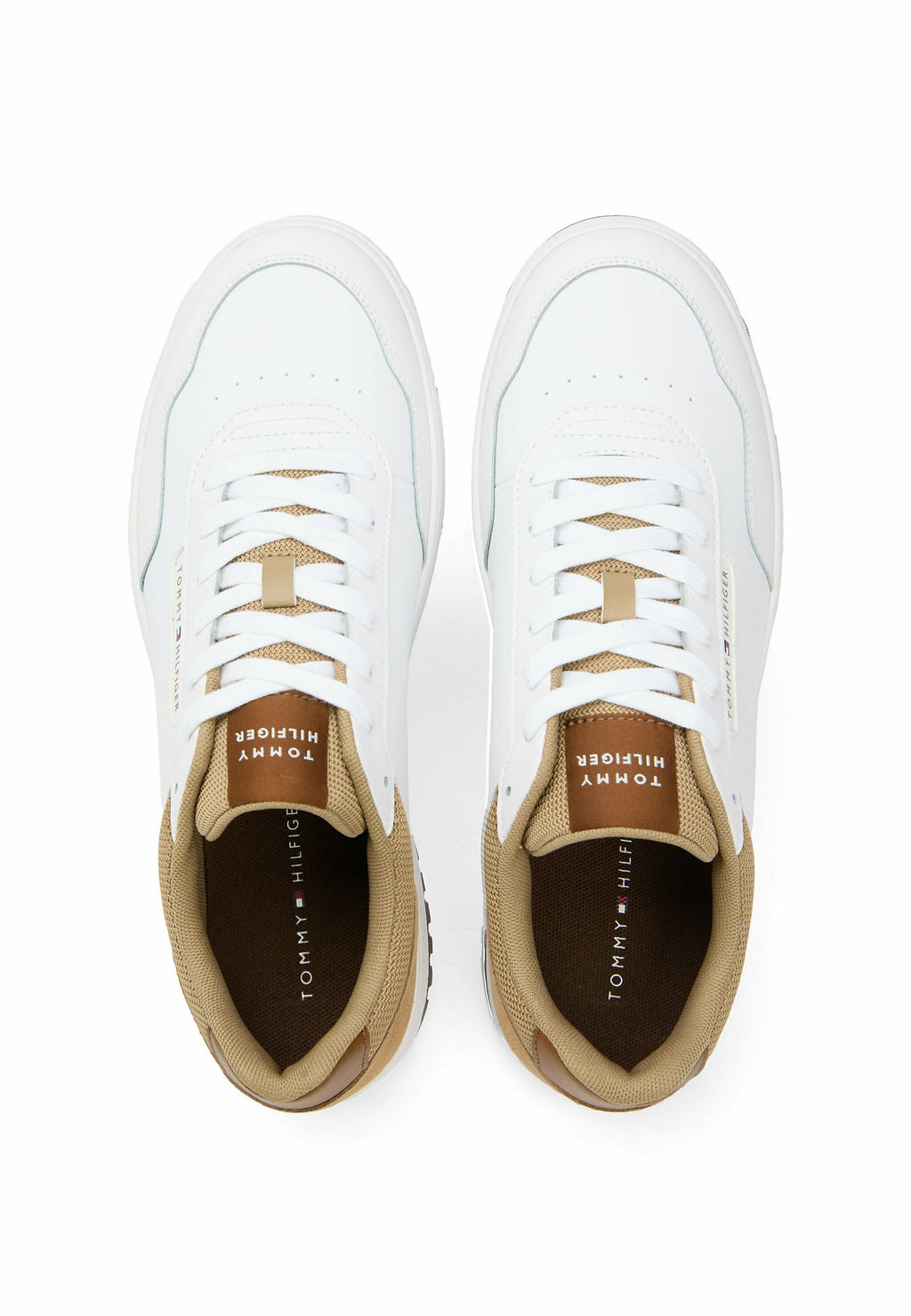 MIXED TEXTURE BASKETBALL TRAINERS WITH LEATHER Media 3