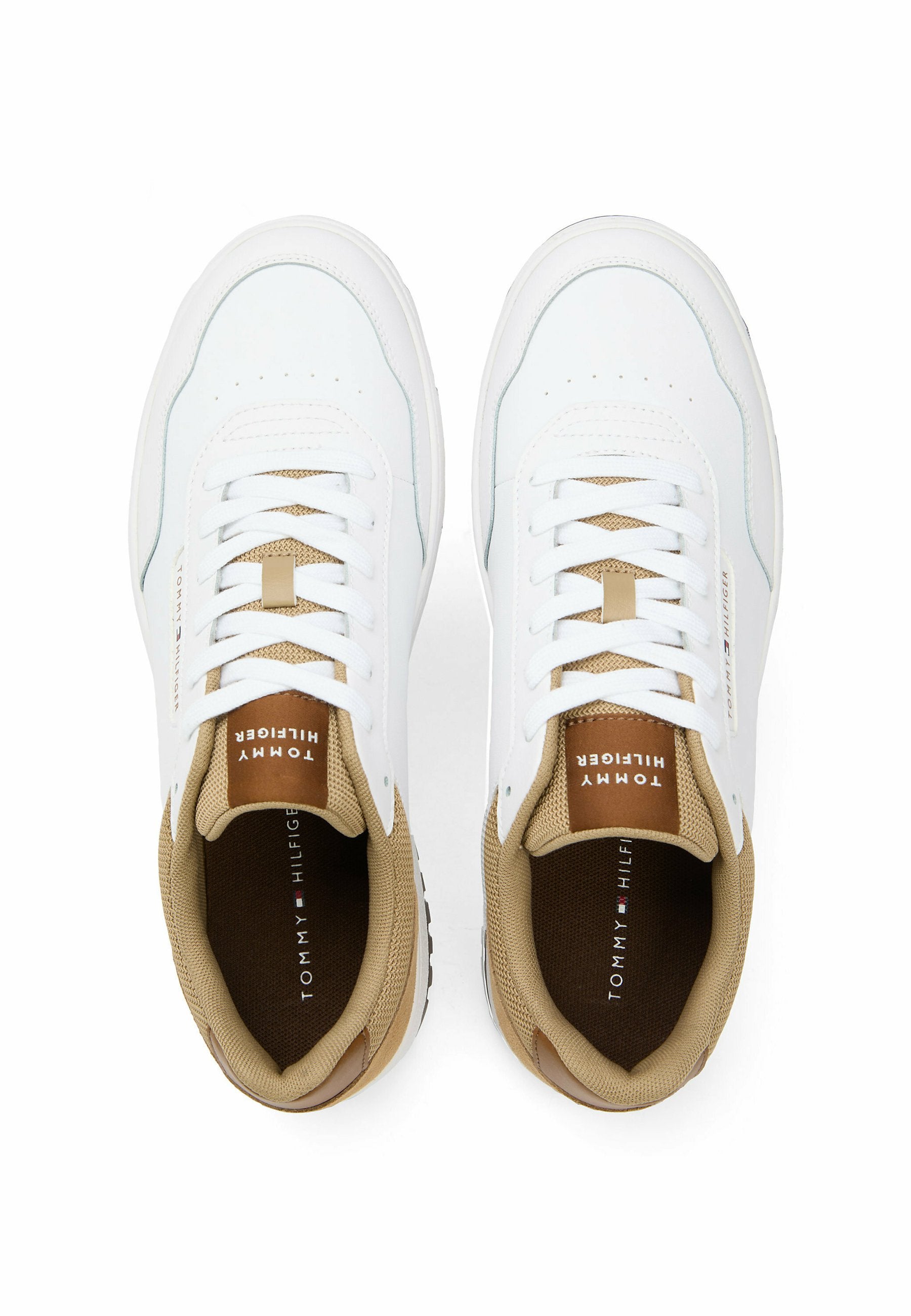 MIXED TEXTURE BASKETBALL TRAINERS WITH LEATHER Media 3