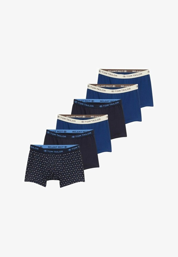 TOM TAILOR 6-PACK - Trunks - blau hell allover