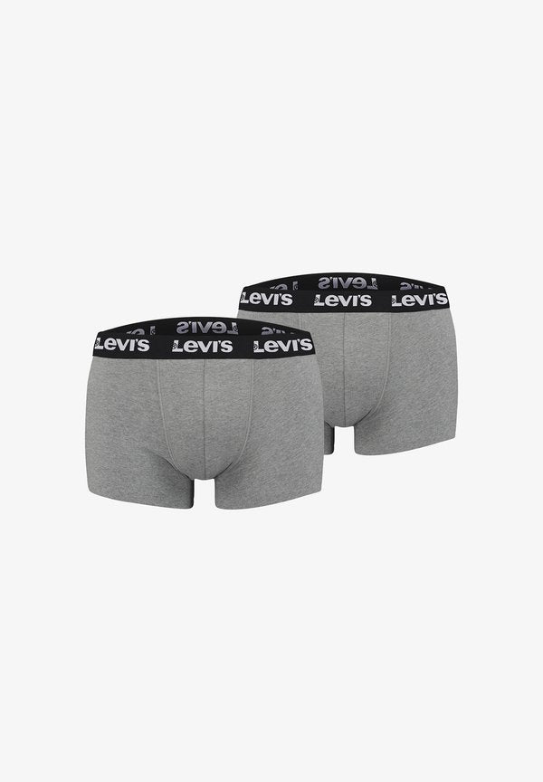 Levi's® RETRO REPEAT LOGO 2-ER PACK  - Trunks - middle grey melange