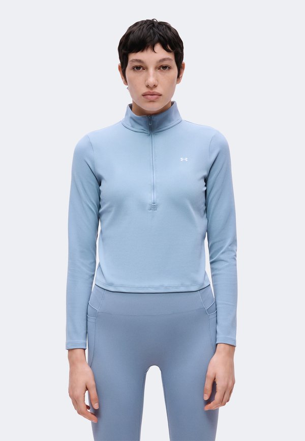 Under Armour MOTION 1/2 ZIP - Long sleeved top - blue wind/blue fog