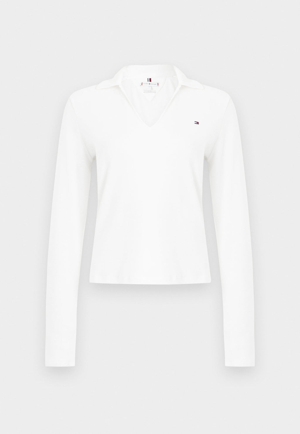 SLIM FIT LONG SLEEVE POLO SHIRT Media 1