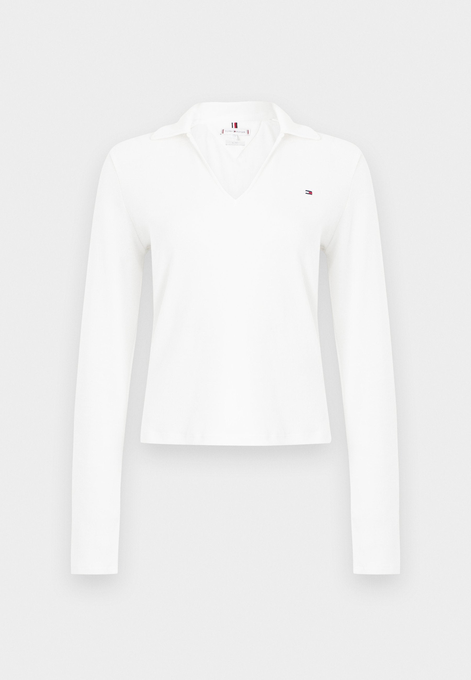 SLIM FIT LONG SLEEVE POLO SHIRT Media 1