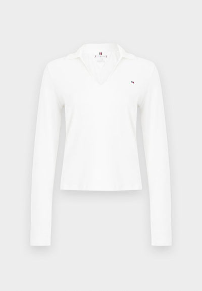 Tommy Hilfiger SLIM FIT LONG SLEEVE POLO SHIRT