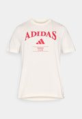 adidas Performance ADIDAS HERITAGE GRAPHIC T. - Sports T-shirt - chalk white/power red