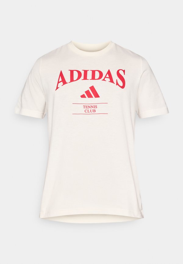 adidas Performance ADIDAS HERITAGE GRAPHIC T. - Sports T-shirt - chalk white/power red