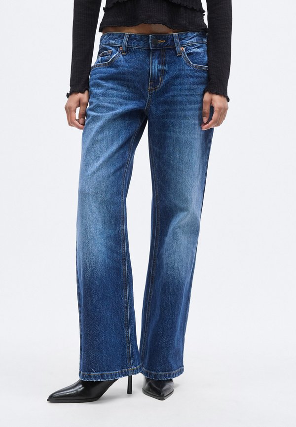 Vero Moda Petite VMASTA - Straight leg jeans - dark blue denim