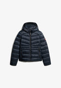 Superdry & Co HOODED FUJI QUILTED PADDED - Winter jacket - eclipse navy