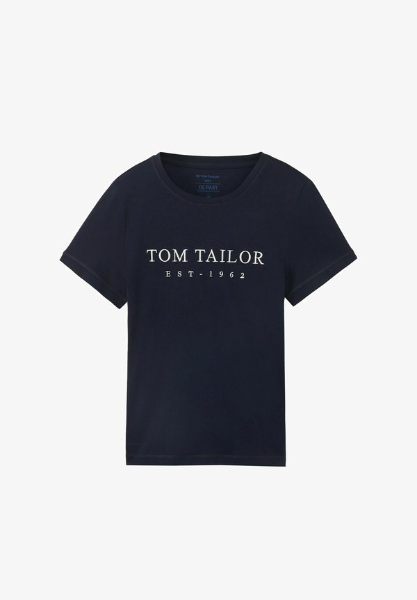 TOM TAILOR LOGO  - Print T-shirt - sky captain blue