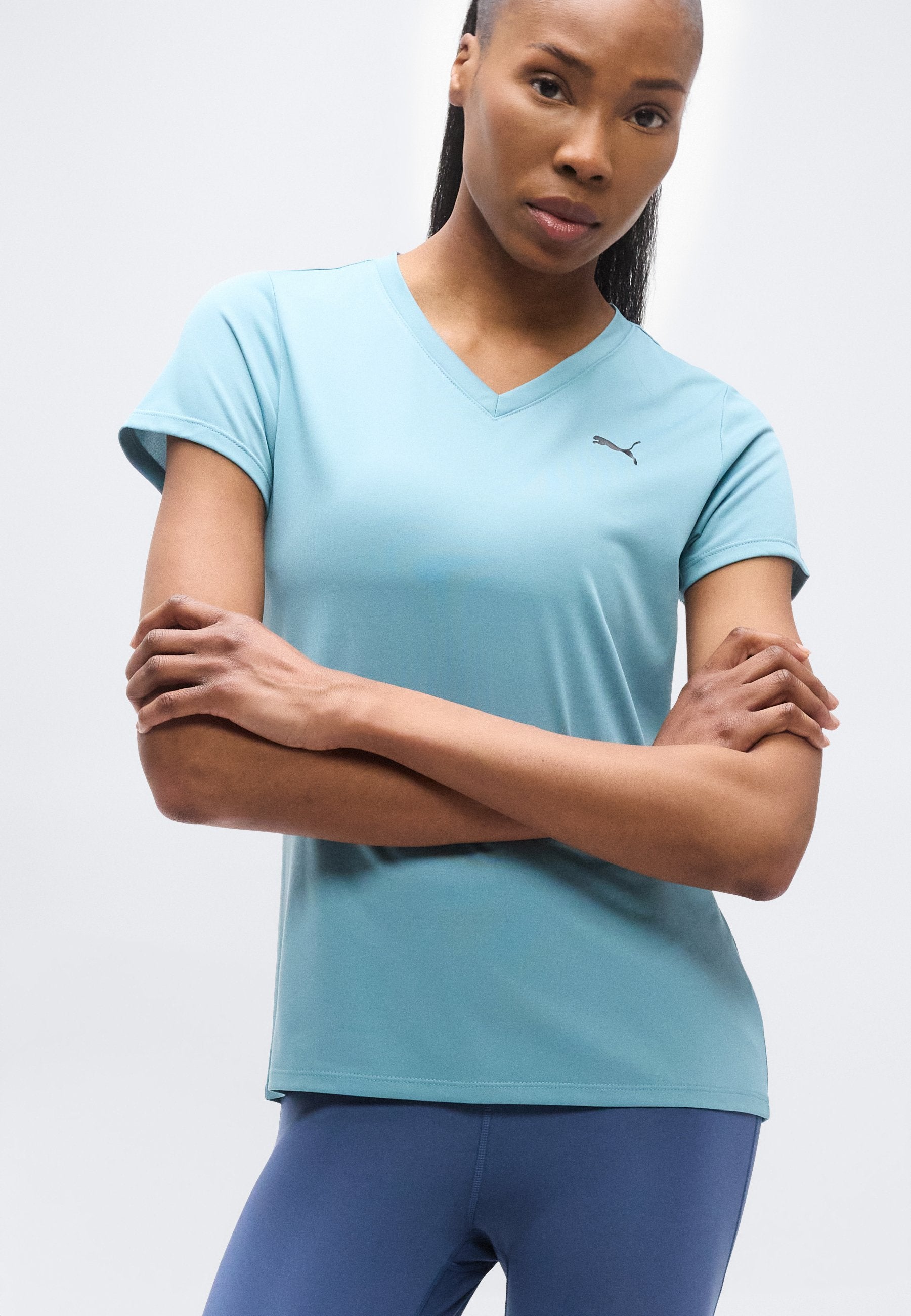 Puma TAD ESSENTIAL V NECK TEE
