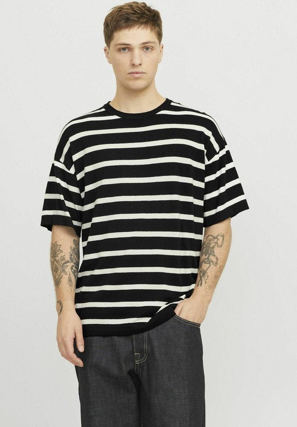 Jack & Jones Knitted Plain Knitted - Basic T-shirt - black