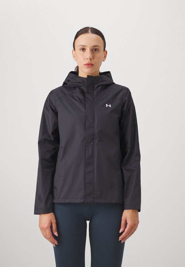 Under Armour CLOUDSTRIKE JACKET - Waterproof jacket - black/white