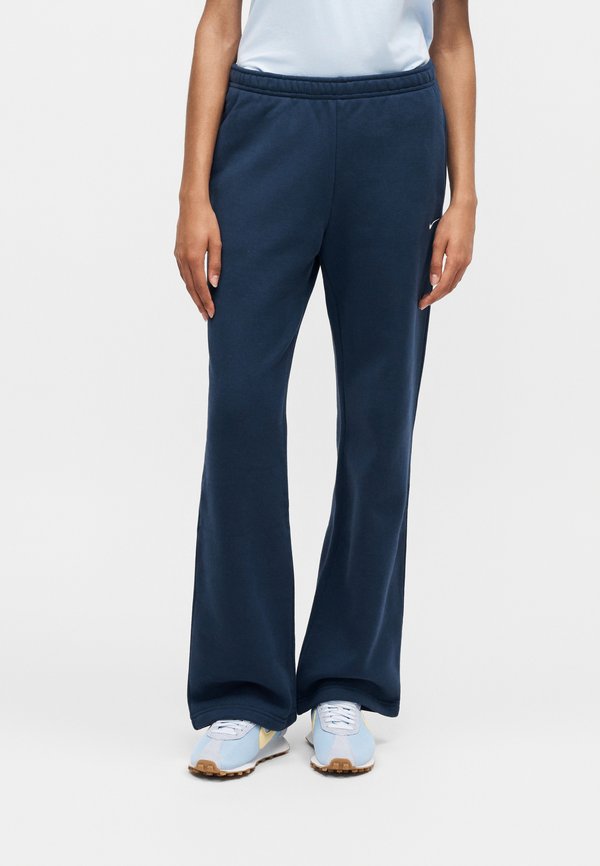 Nike Sportswear W NK STDO FLC MW MR STD OH PNT - Trousers - midnight navy/sail