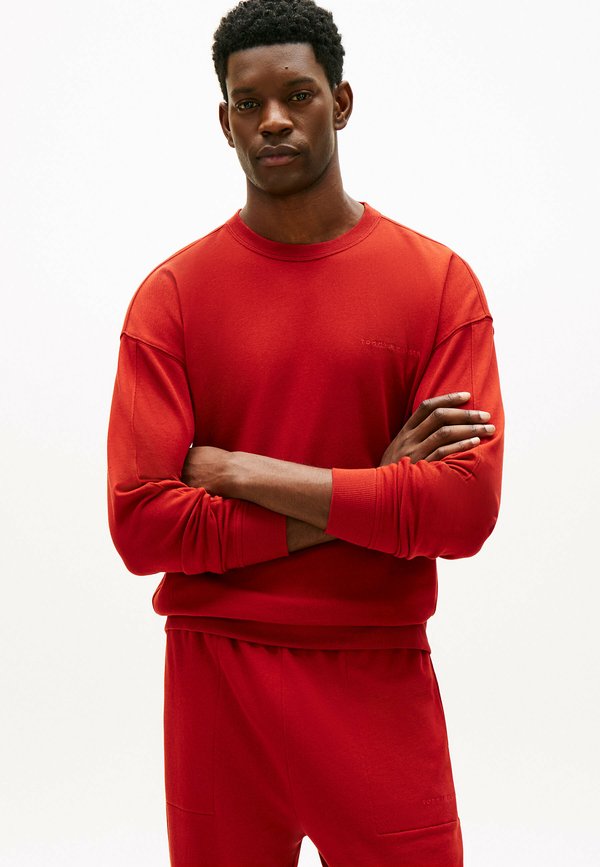 Tommy Hilfiger ESSENTIAL LOGO LOUNGE TRACK  - Pyjama top - dark magma