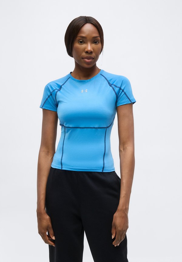 Under Armour HEATGEAR ELITE - Sports T-shirt - aegean blue