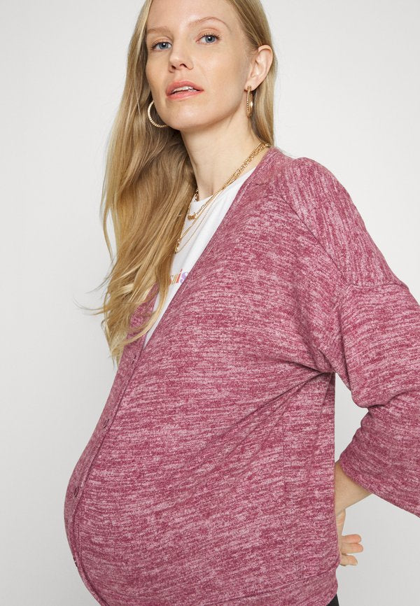 Vero Moda Maternity VMMCHILL V NECK BUTTON CARDIGAN
