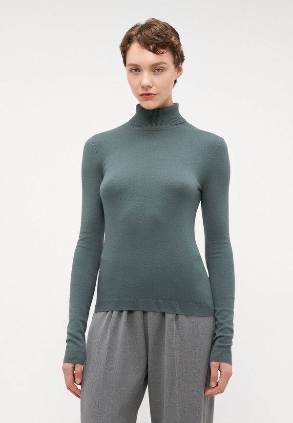 Vero Moda Tall VMHAPPINESS ROLLNECK  - Jumper - balsam green