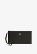 Tommy Hilfiger ICON WRISTLET POUCH MONO - Clutch - black