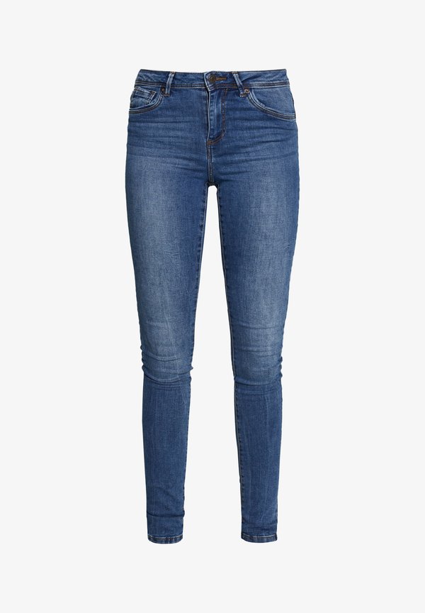 Vero Moda Tall VMTANYA PIPING - Jeggings - medium blue denim