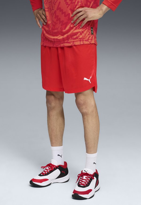 Puma TEAMJAWS PRACTICE BASKETBALLSHORTS - Sports shorts - for all time red