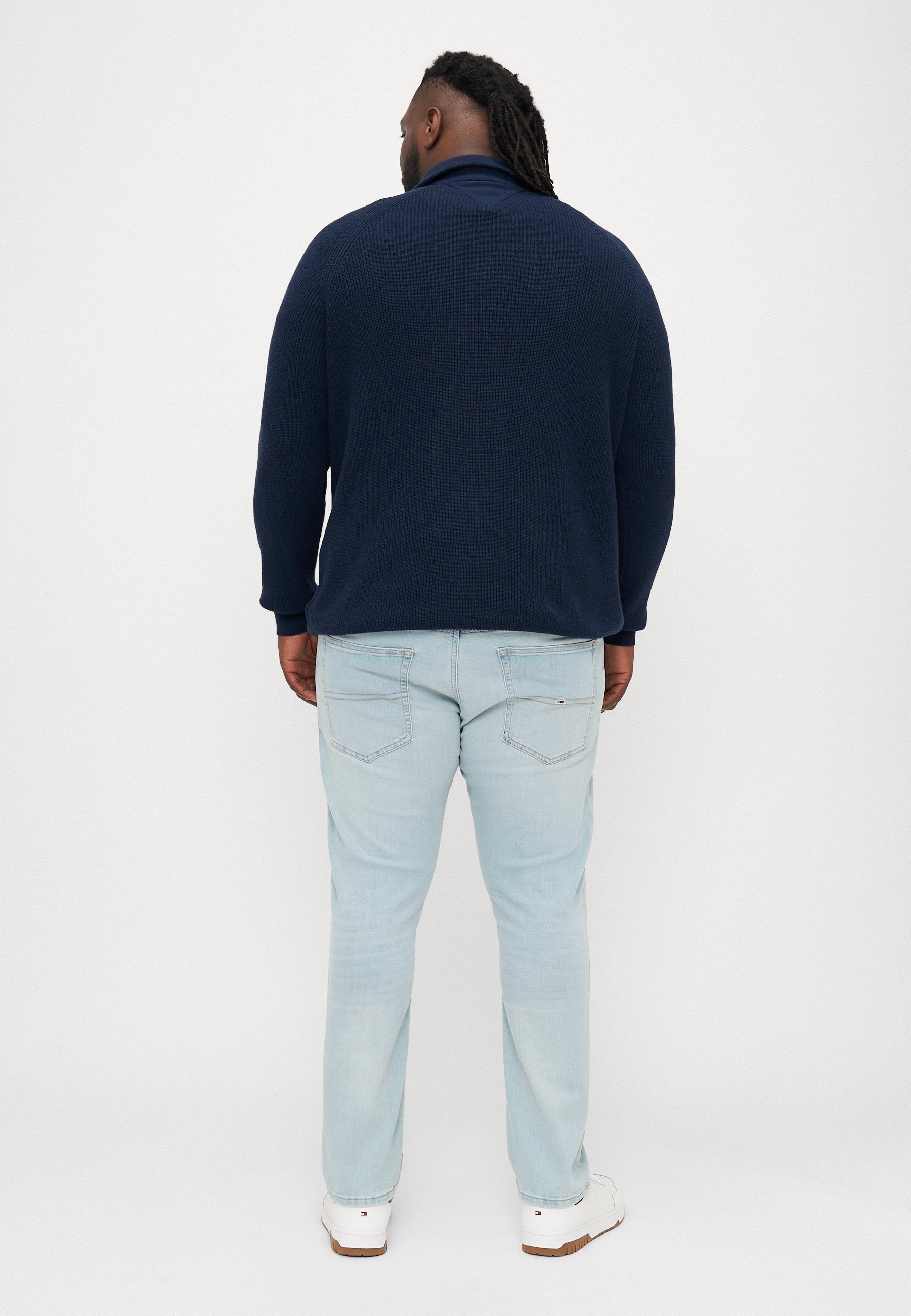 PLUS FISHERMAN RIB-KNIT HALF-ZIP JUMPER Media 4