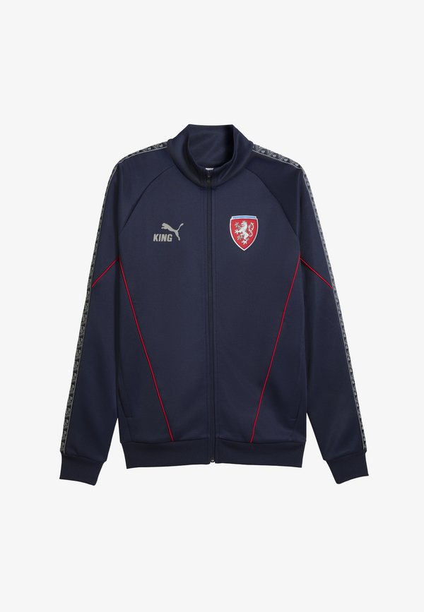 Puma TSCHECHIEN KING ANTHEM JACKE - National team wear - navy