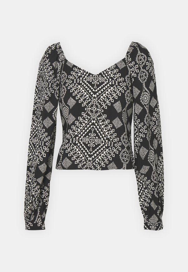 Vero Moda VMJUNE CROPPED BALLON SLEEVE