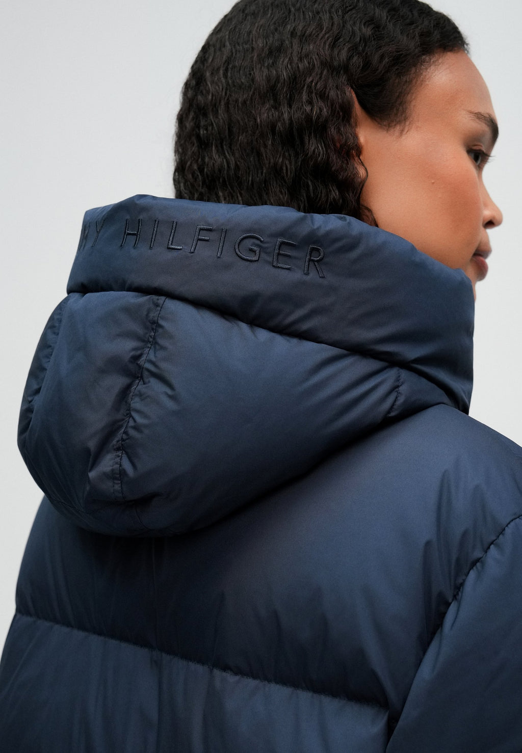 WATER REPELLENT DOWN LONGLINE WRAP COAT Media 6