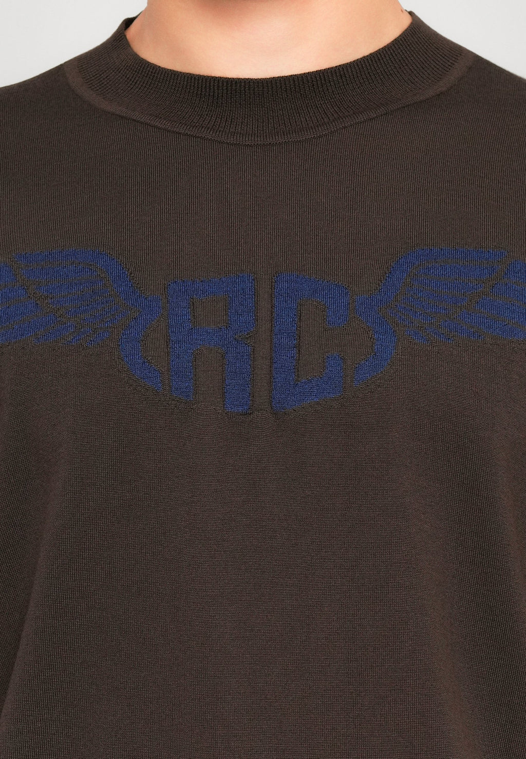 Roberto Cavalli LOGO KNIT CREWNECK SWEATER