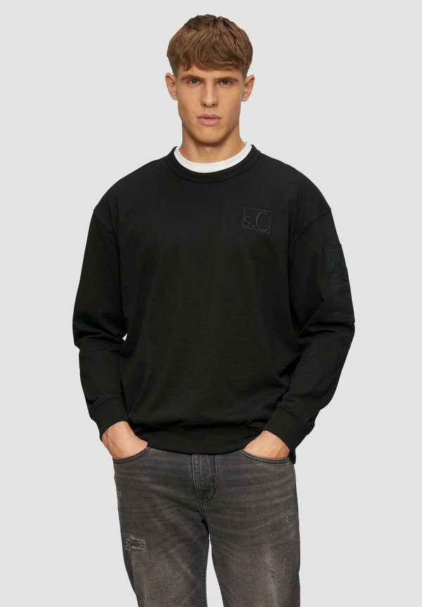 s.Oliver Sweatshirt - schwarz
