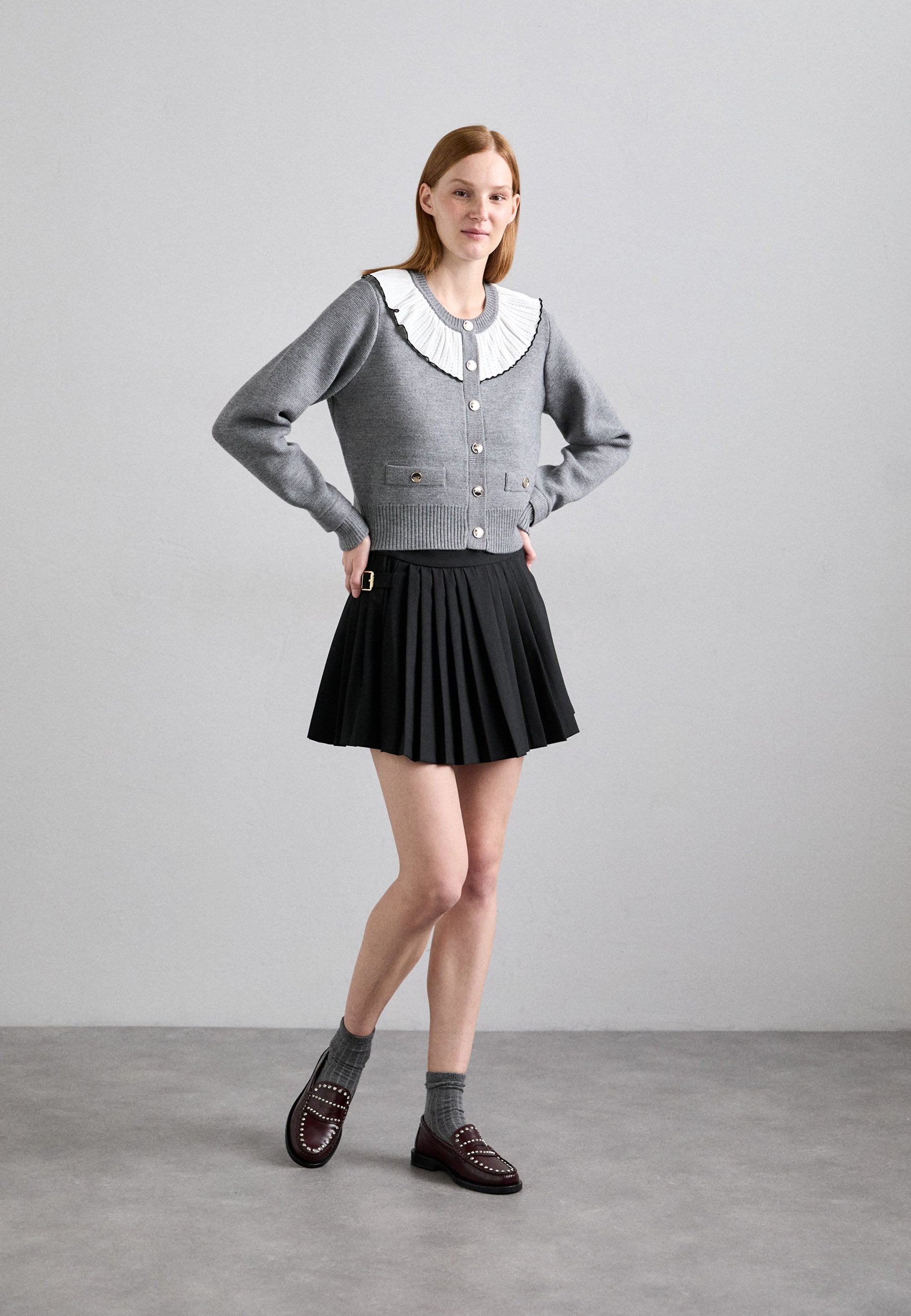 sandro CARDICAN MINI MEUNIER COL ROMANTIQUE