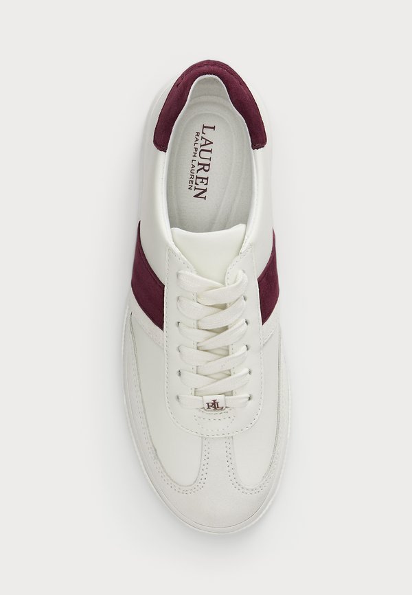 Lauren Ralph Lauren TWO-TONE BRAYLEE LEATHER & SUEDE SNEAKER